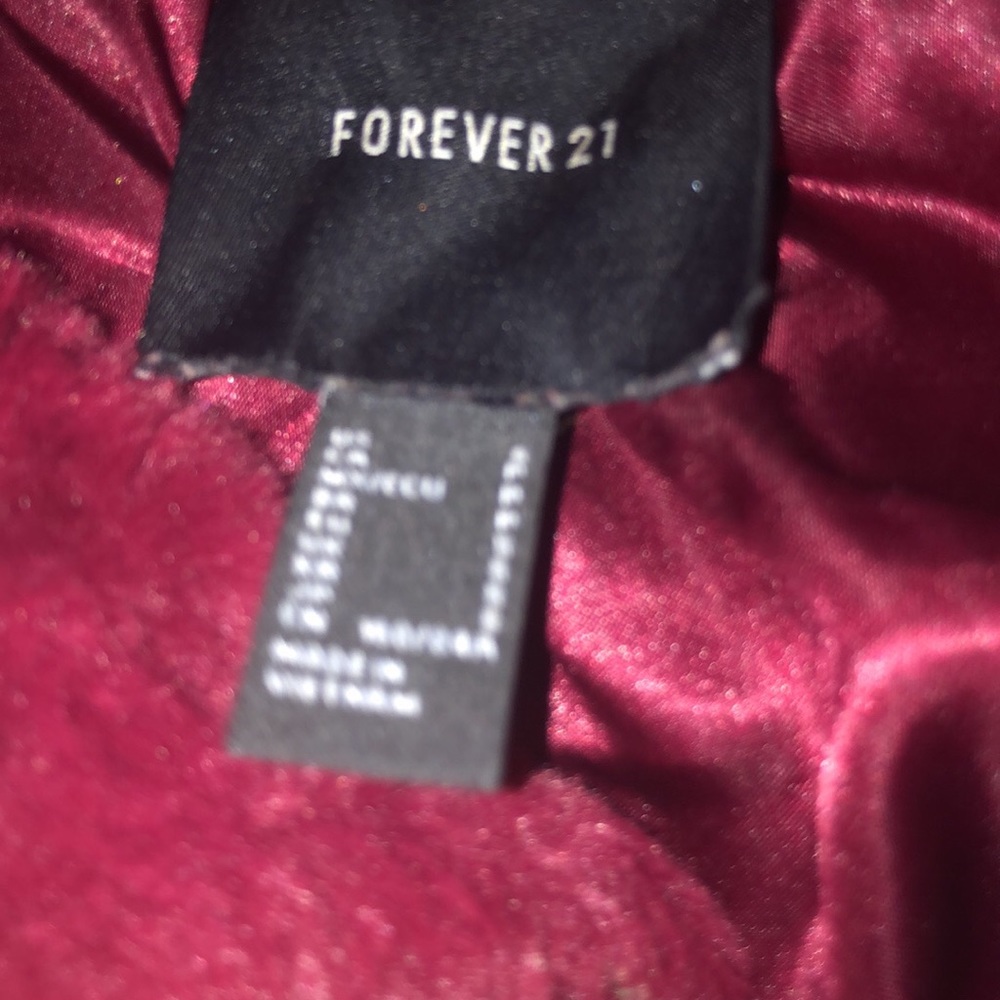 forever 21 crop faux fur sweater